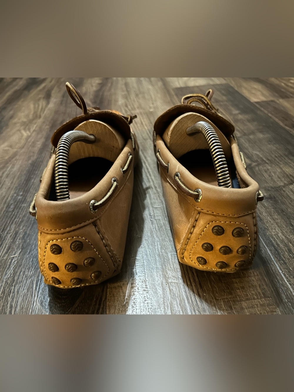 Sperry Top-Sider Driver Boat light Tan Leather Mocs Slip-Ons Loafers Mens Sz 11 - Picture 4 of 7